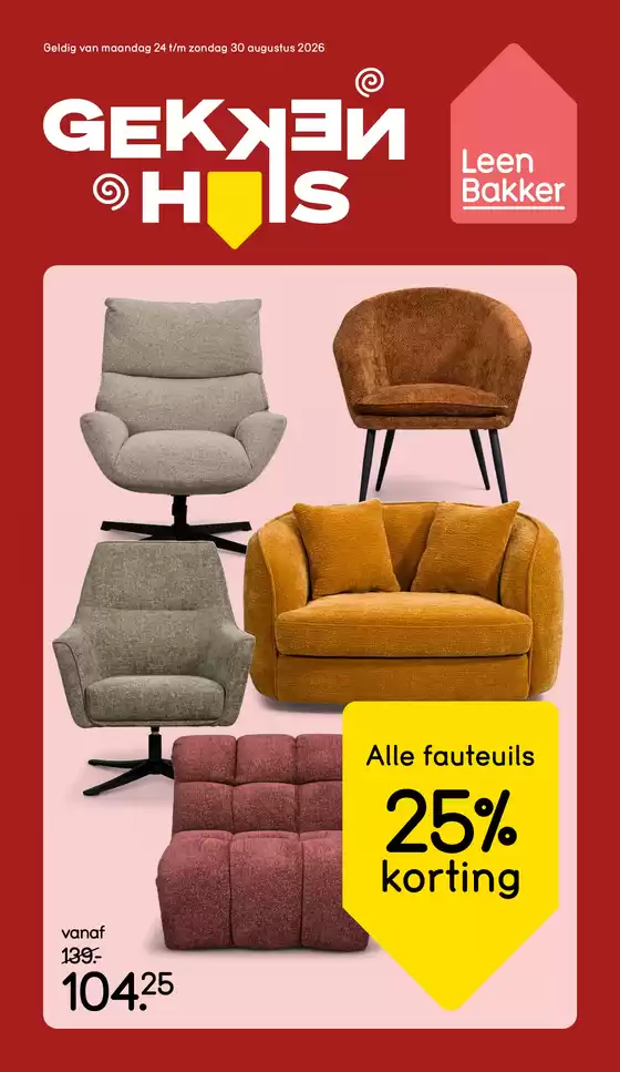 Catalogue Leen Bakker | Offres exclusives pour nos clients | 2026-08-24T00:00:00.000Z - 2026-08-30T00:00:00.000Z