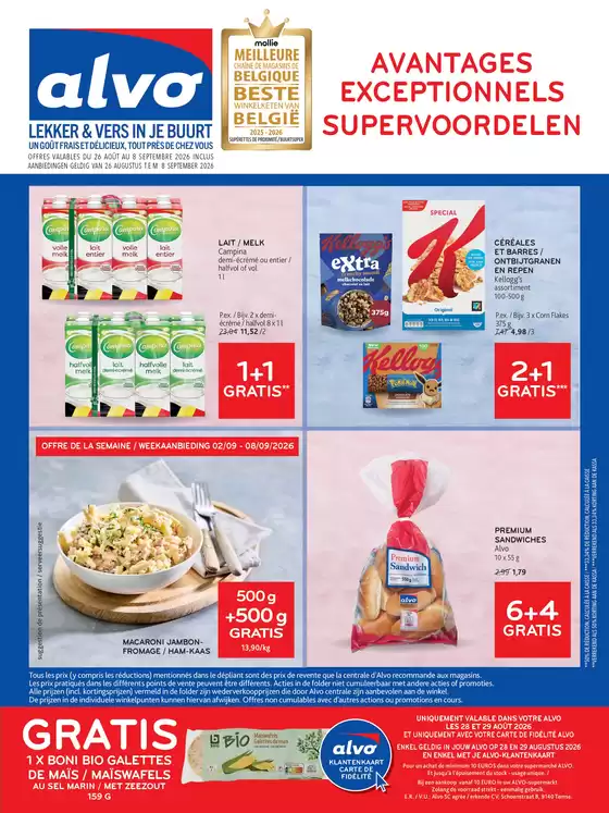 Alvo folder in Hamme | Offres spéciales pour vous | 2026-08-26T00:00:00.000Z - 2026-09-08T00:00:00.000Z