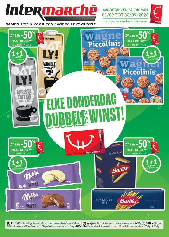 Catalogue Intermarché | De septemberaanbiedingen met de intermarche kaart 26 - NL | 2026-09-01T00:00:00.000Z - 2026-09-30T00:00:00.000Z
