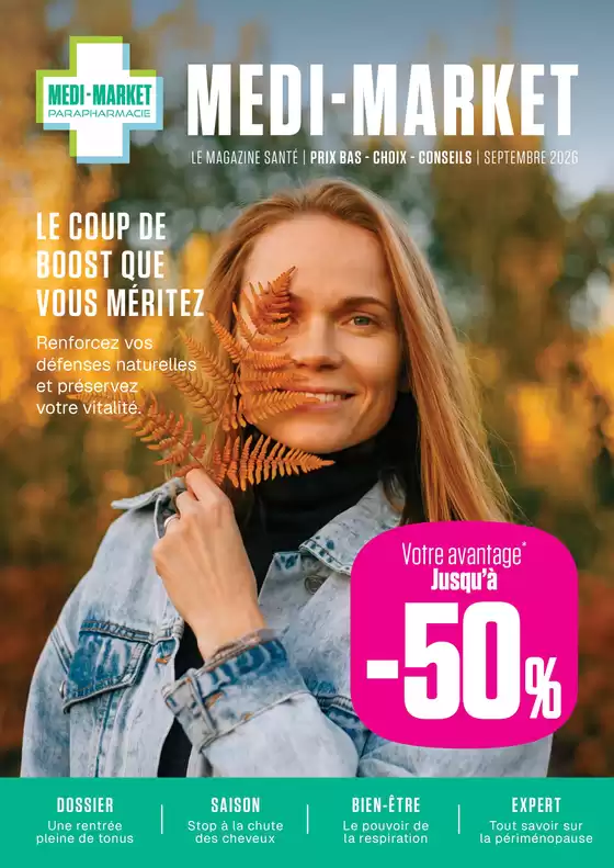 Catalogue Medi-Market à Aalter | Meilleures offres pour les acheteurs économes | 2026-09-01T00:00:00.000Z - 2026-09-30T00:00:00.000Z