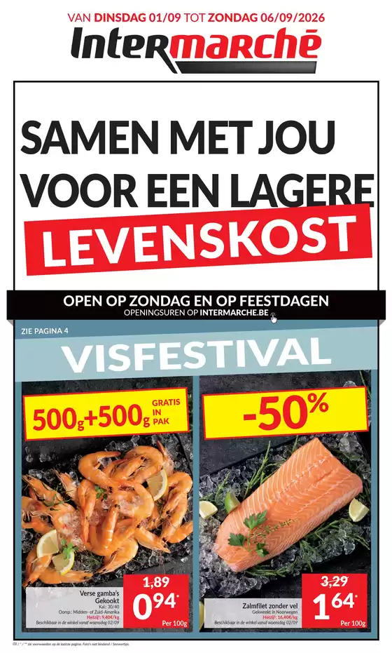 Catalogue Intermarché | Ontdek de folder van 01 09 26 - NL | 2026-09-01T00:00:00.000Z - 2026-09-06T00:00:00.000Z