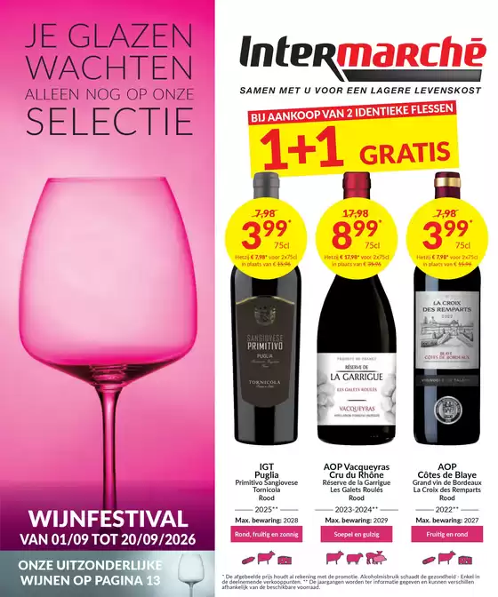 Catalogue Intermarché | Wijnfestival hersft 26 - NL | 2026-09-01T00:00:00.000Z - 2026-09-20T00:00:00.000Z