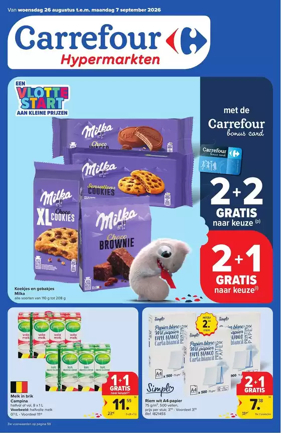 Carrefour folder | Hyper Promoties van de week | 2026-08-26T00:00:00.000Z - 2026-09-07T00:00:00.000Z