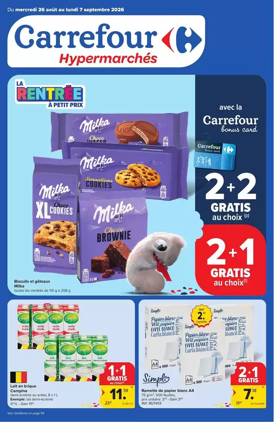 Catalogue Carrefour | Hyper Promotion de la semaine | 2026-08-26T00:00:00.000Z - 2026-09-07T00:00:00.000Z