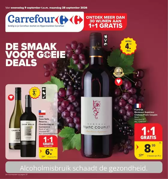 Carrefour Market folder | Catalogus Wijnfestivaal | 2026-09-02T00:00:00.000Z - 2026-09-28T00:00:00.000Z