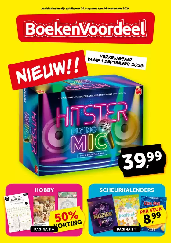 Boekenvoordeel folder | Super offre pour tous les clients | 2026-08-29T00:00:00.000Z - 2026-09-06T00:00:00.000Z