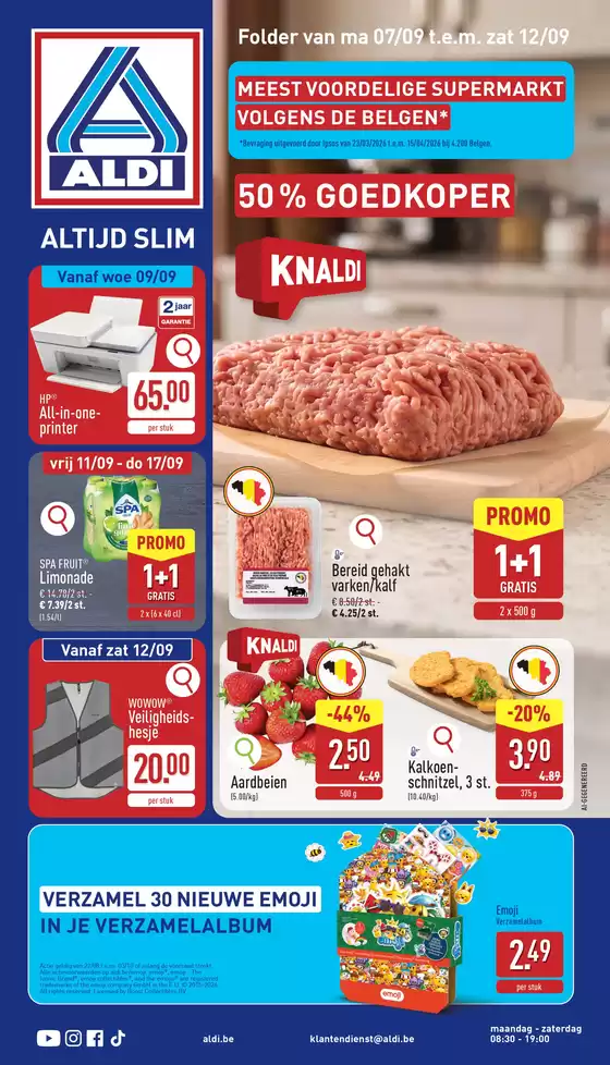 Aldi folder | Meilleures offres pour tous les chasseurs de bonnes affaires | 2026-09-07T00:00:00.000Z - 2026-09-12T00:00:00.000Z