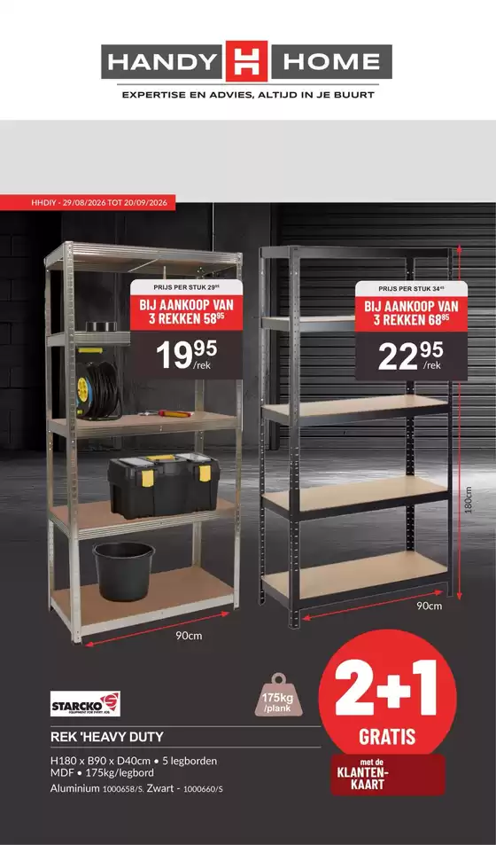HandyHome folder | folder HandyHome Amerikaanse Stock Paal NL | 2026-08-29T00:00:00.000Z - 2026-09-20T00:00:00.000Z
