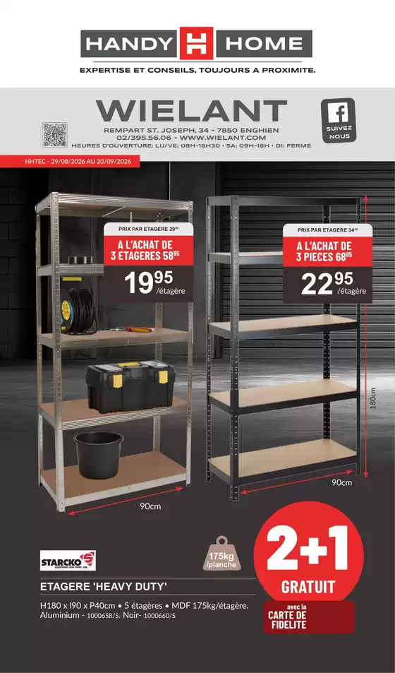 Catalogue HandyHome à Liège | folder HandyHome Wielant FR | 2026-08-29T00:00:00.000Z - 2026-09-20T00:00:00.000Z