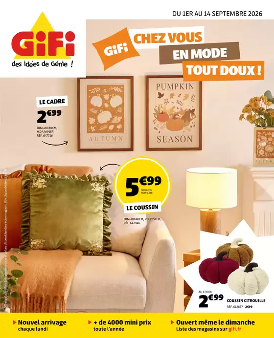 Catalogue GiFi | Oferta | 2026-09-02T00:00:00.000Z - 2026-09-14T00:00:00.000Z