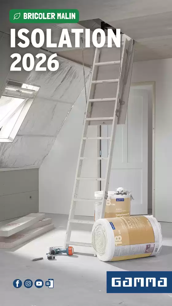 Catalogue GAMMA à Anderlues | Offres spéciales attractives pour tout le monde | 2026-01-01T00:00:00.000Z - 2026-12-31T00:00:00.000Z