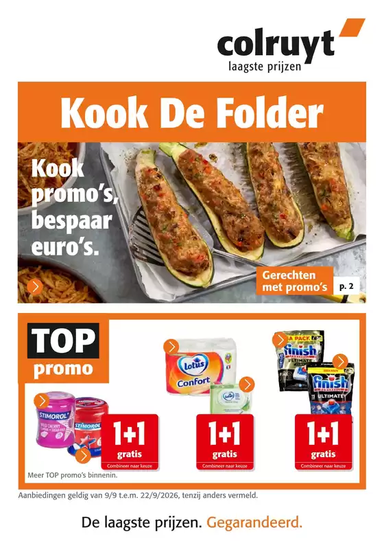 Colruyt folder | Super offre pour les chasseurs de bonnes affaires | 2026-09-09T00:00:00.000Z - 2026-09-22T00:00:00.000Z