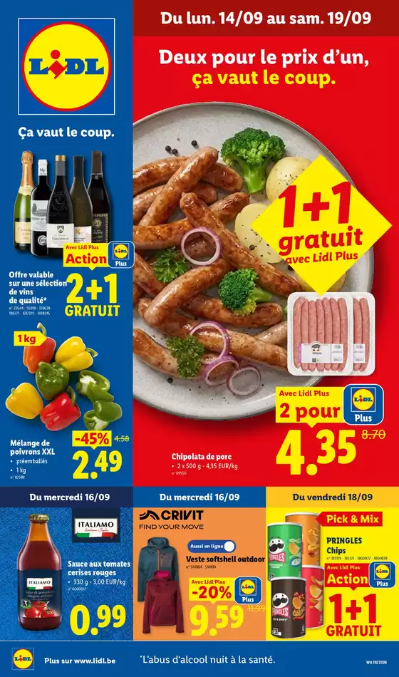 Catalogue Lidl | 1409 - 1909 | 2026-09-14T00:00:00.000Z - 2026-09-19T00:00:00.000Z