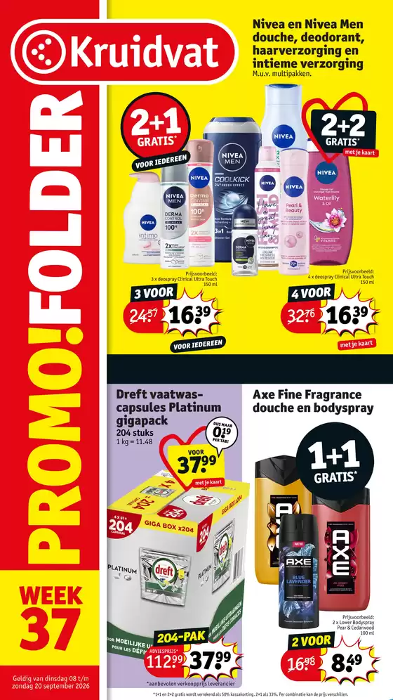 Kruidvat folder in Moorslede | folder Kruidvat | 2026-09-07T00:00:00.000Z - 2026-09-20T00:00:00.000Z