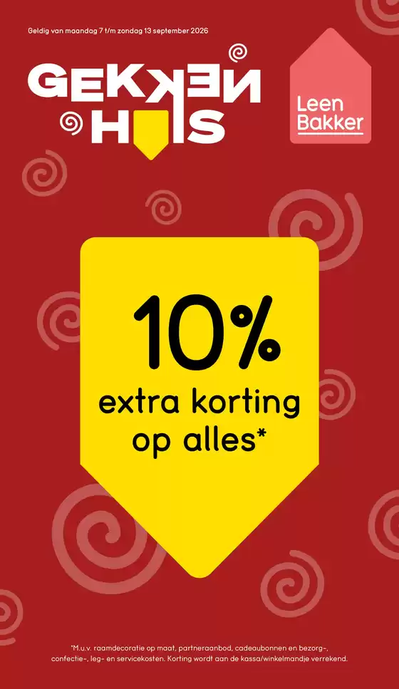 Leen Bakker folder | Meilleures offres et réductions | 2026-09-07T00:00:00.000Z - 2026-09-13T00:00:00.000Z