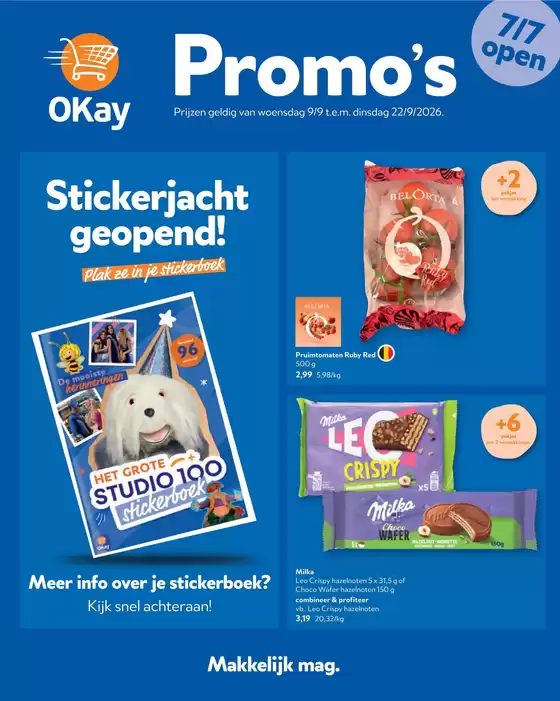 Catalogue OKay Supermarkt | De folder van Okay - NL | 2026-09-09T00:00:00.000Z - 2026-09-22T00:00:00.000Z