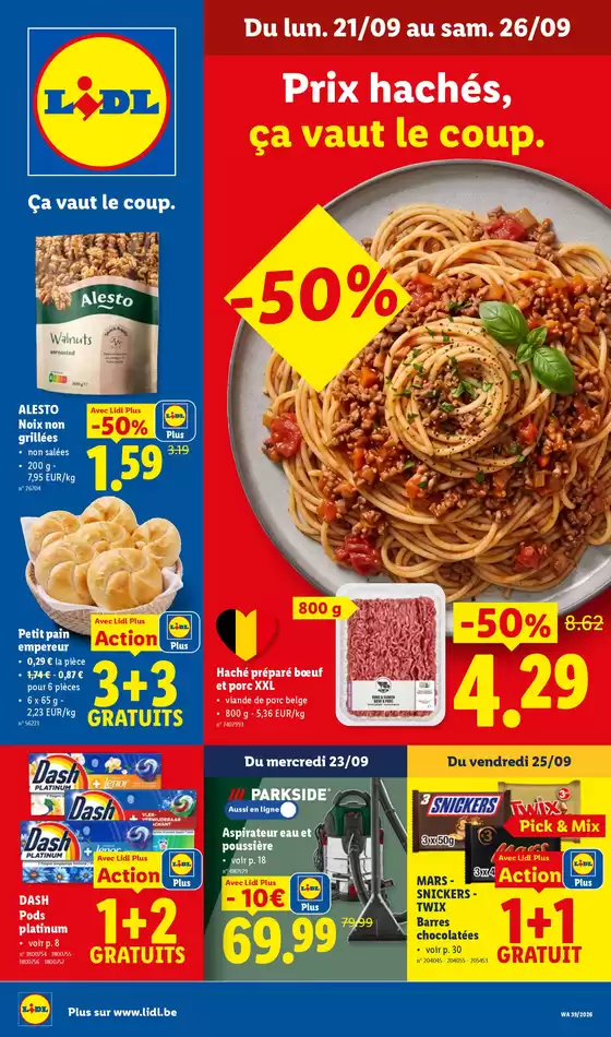 Catalogue Lidl à Denderleeuw | 2109 - 2609 | 2026-09-21T00:00:00.000Z - 2026-09-26T00:00:00.000Z