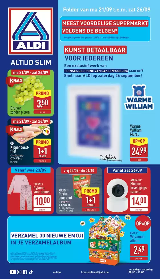 Catalogue Aldi | Offres exclusives pour nos clients | 2026-09-21T00:00:00.000Z - 2026-10-01T00:00:00.000Z