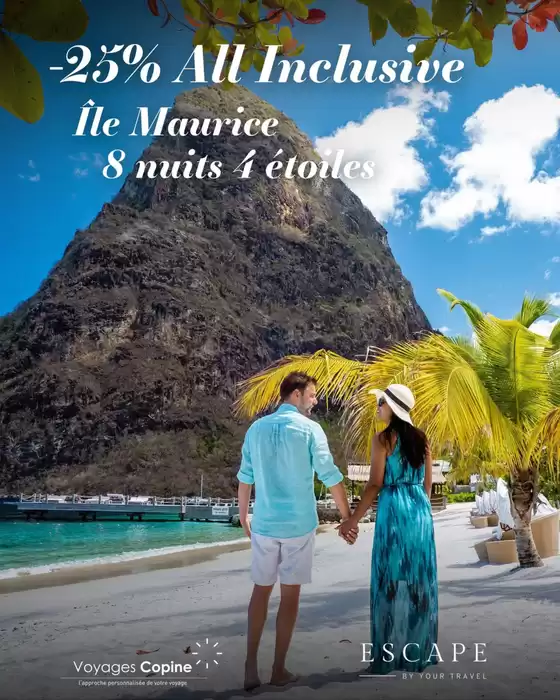 Catalogue Voyages Copine à Pont-à-Celles | Oferta | 2026-09-16T00:00:00.000Z - 2026-10-12T00:00:00.000Z