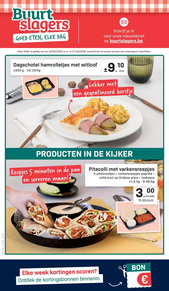 Catalogue Buurtslagers | Oferta | 2026-09-16T00:00:00.000Z - 2026-09-27T00:00:00.000Z