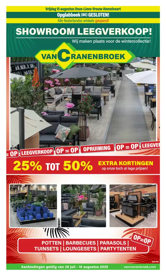 Showroom Leegverkoop!