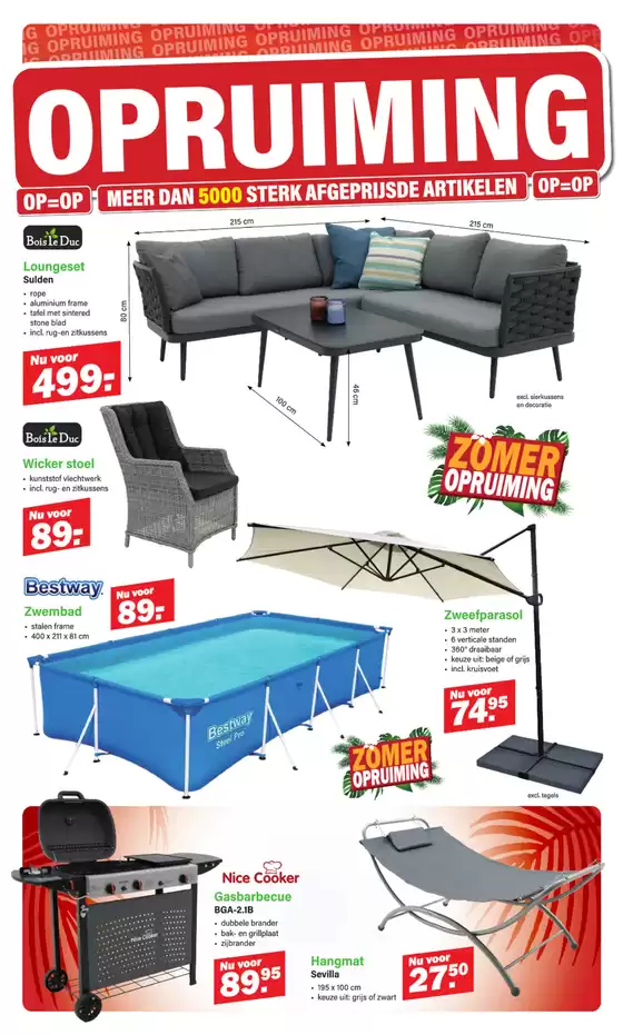Showroom Leegverkoop!