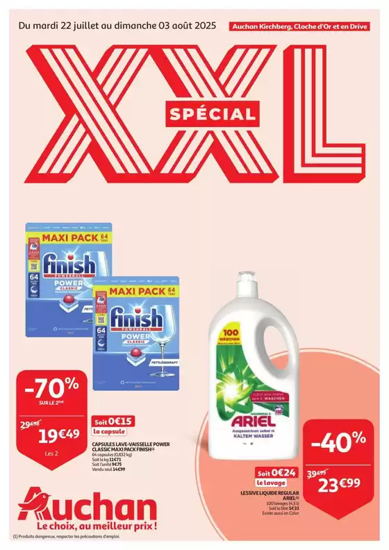 Catalogue Auchan à Bruxelles | XXL Special | 2025-07-30T00:00:00.000Z - 2025-08-03T00:00:00.000Z