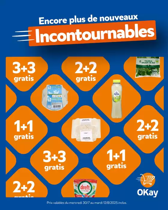 Catalogue OKay Supermarkt à Bruxelles | Incontournables | 2025-07-30T00:00:00.000Z - 2025-08-12T00:00:00.000Z