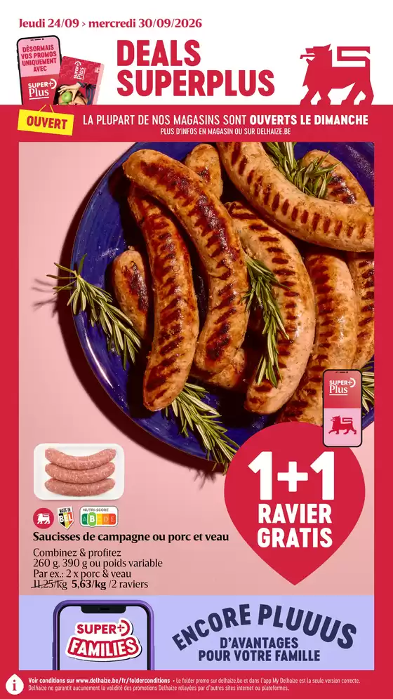 Delhaize folder | Large sélection d'offres | 2026-09-24T00:00:00.000Z - 2026-09-30T00:00:00.000Z