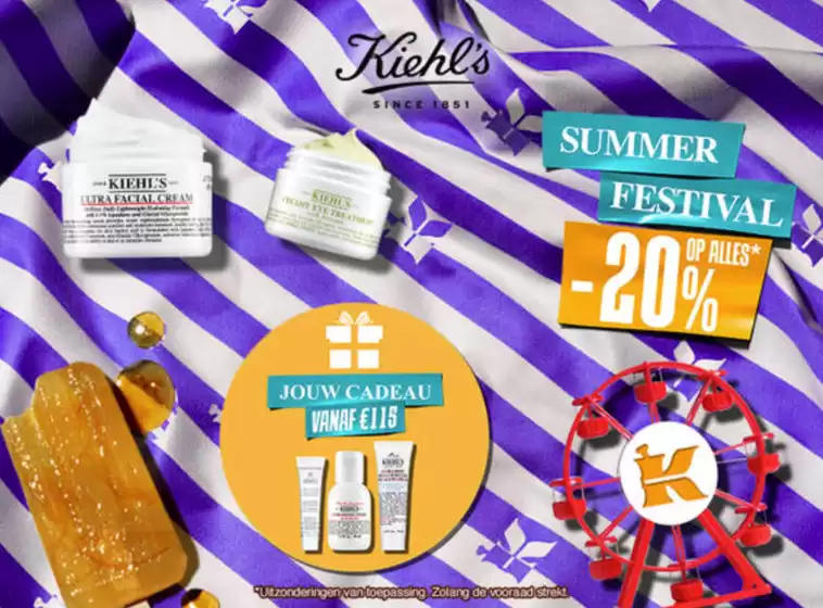 Catalogue Kiehl's à Courtrai | Summer Festival | 2025-07-31T00:00:00.000Z - 2025-08-15T00:00:00.000Z