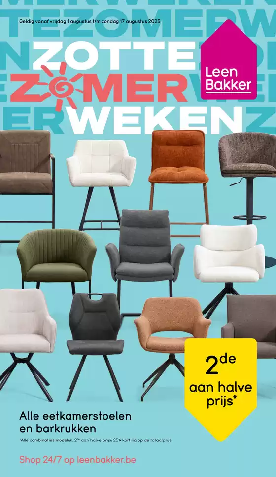 Catalogue Leen Bakker à Westerlo | Zomer Weken | 2025-08-01T00:00:00.000Z - 2025-08-17T00:00:00.000Z