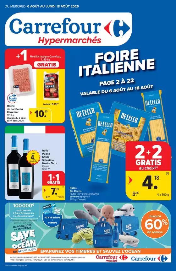 Catalogue Carrefour Drive à Ichtegem | Foire Italienne FR | 2025-08-06T00:00:00.000Z - 2025-08-18T00:00:00.000Z