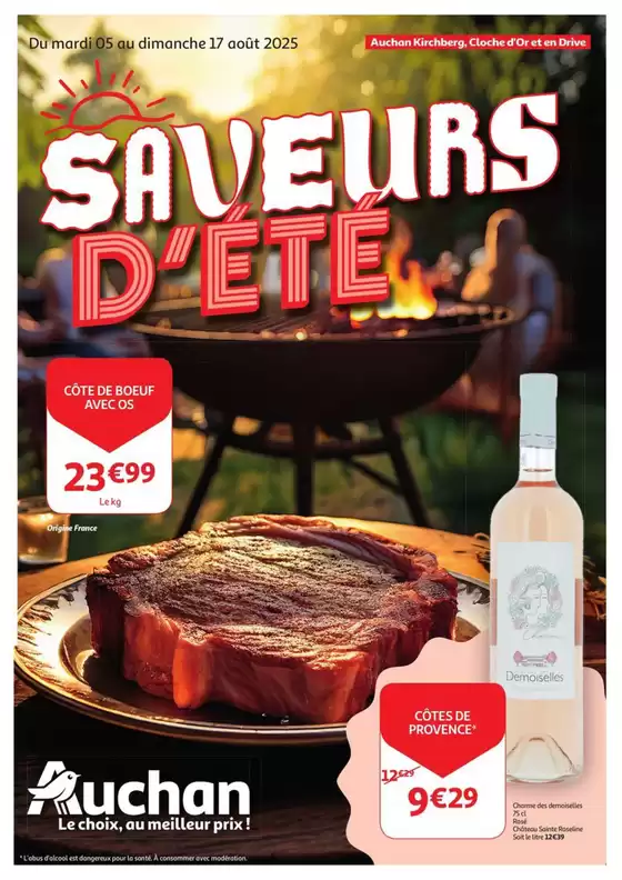 Catalogue Auchan à Ichtegem | Saveurs D'été | 2025-08-05T00:00:00.000Z - 2025-08-17T00:00:00.000Z