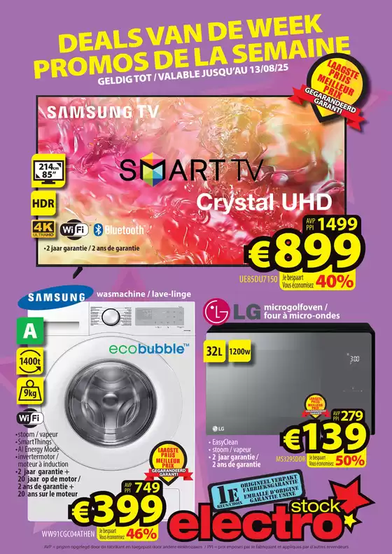 Catalogue ElectroStock à Beernem | Deals Van De Week | 2025-08-01T00:00:00.000Z - 2025-08-13T00:00:00.000Z