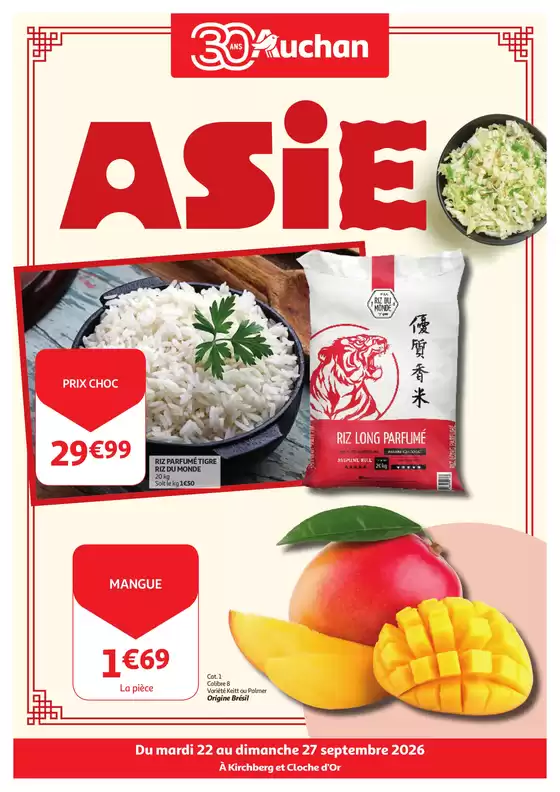 Auchan folder in Grez-Doiceau | Oferta | 2026-09-21T00:00:00.000Z - 2026-09-27T00:00:00.000Z