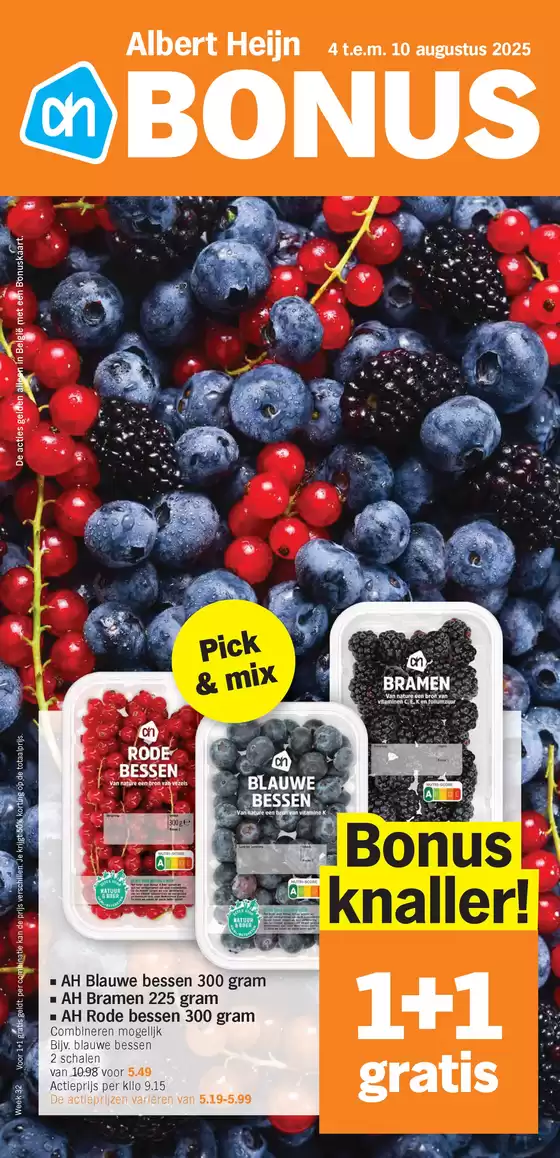 Catalogue Albert Heijn à Louvain | Bonus | 2025-08-04T00:00:00.000Z - 2025-08-10T00:00:00.000Z