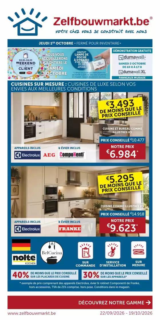 Zelfbouwmarkt folder in Eeklo | Oferta-FR | 2026-09-22T00:00:00.000Z - 2026-10-19T00:00:00.000Z