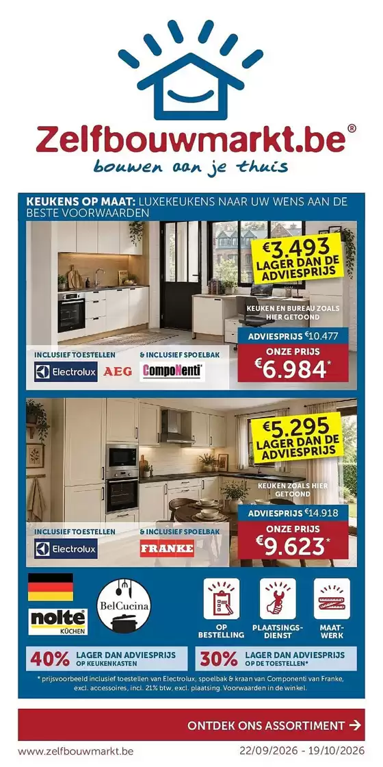 Zelfbouwmarkt folder in Eeklo | Oferta-NL | 2026-09-22T00:00:00.000Z - 2026-10-19T00:00:00.000Z