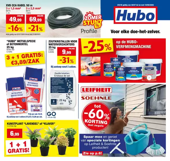 Catalogue Hubo à Bruxelles | Week 31 | 2025-08-05T00:00:00.000Z - 2025-08-10T00:00:00.000Z