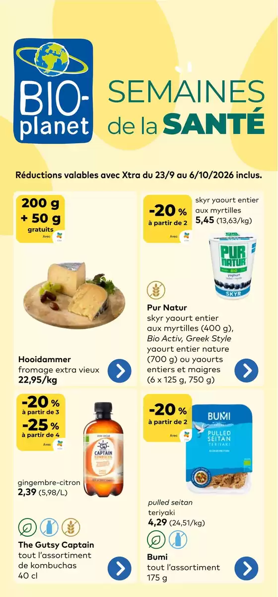 Bio Planet folder in Bredene | Super offre pour tous les clients | 2026-09-23T00:00:00.000Z - 2026-10-06T00:00:00.000Z