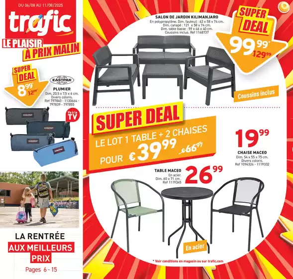 Catalogue trafic à Audenarde | Super Deal S32 | 2025-08-06T00:00:00.000Z - 2025-08-11T00:00:00.000Z