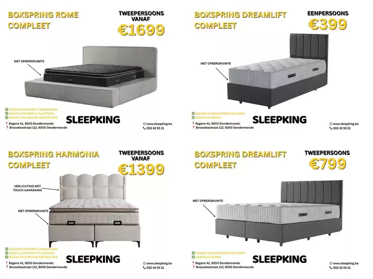 Boxspring Luxor Compleet