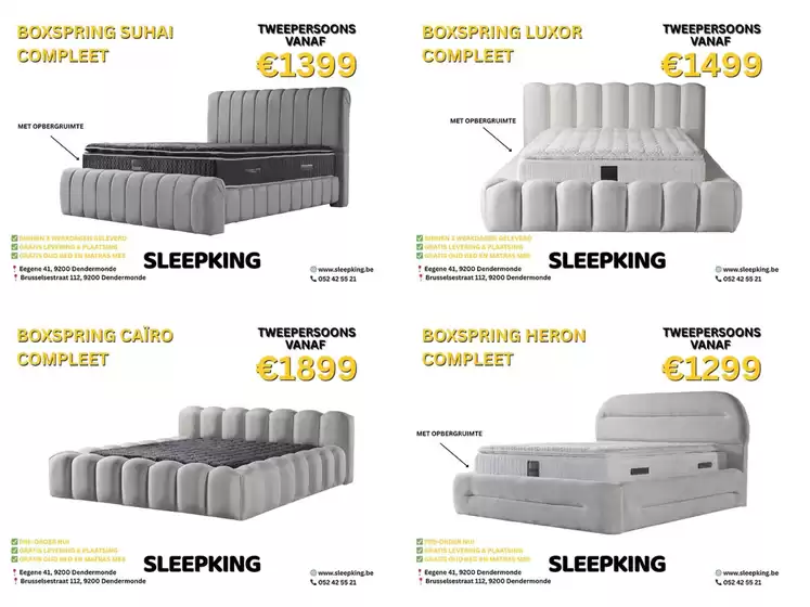 Boxspring Luxor Compleet