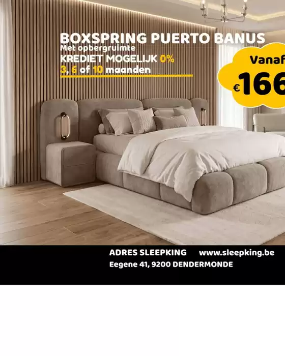 Catalogue Sleepking à Assenede | Oferta | 2026-09-25T00:00:00.000Z - 2026-10-06T00:00:00.000Z