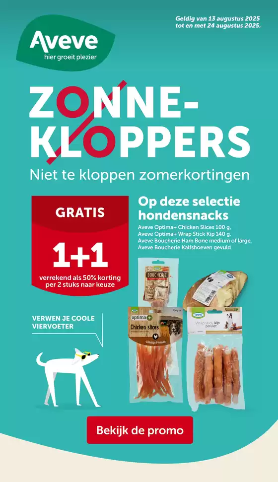 Catalogue AVEVE | Zonne-Kloppers | 2025-08-13T00:00:00.000Z - 2025-08-24T00:00:00.000Z