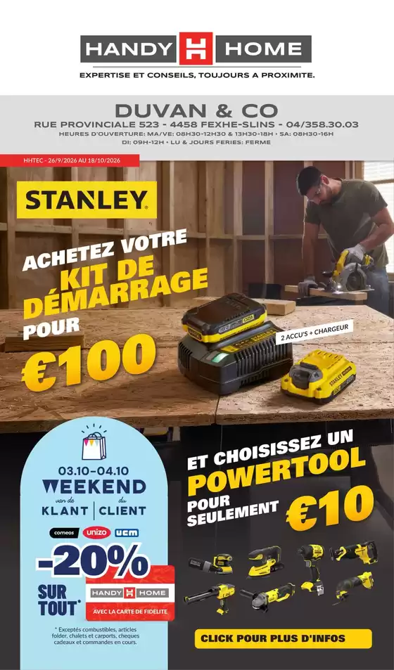 Catalogue HandyHome | folder HandyHome Duvan Co NL | 2026-09-26T00:00:00.000Z - 2026-10-18T00:00:00.000Z