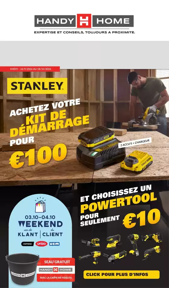 Catalogue HandyHome | folder HandyHome Brico Rulot NL | 2026-09-26T00:00:00.000Z - 2026-10-18T00:00:00.000Z