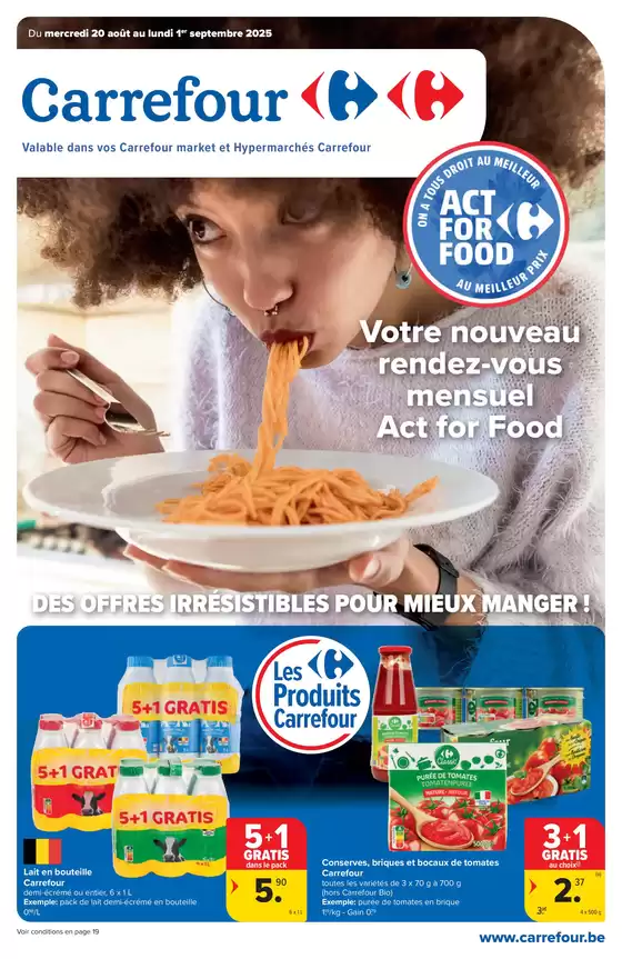 Catalogue Carrefour Drive | Act For Food FR | 2025-08-20T00:00:00.000Z - 2025-09-01T00:00:00.000Z