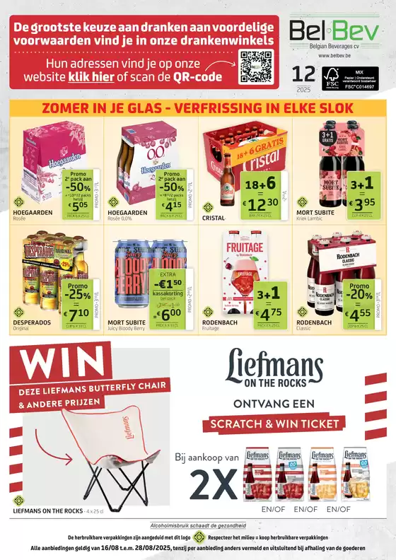 Catalogue BelBev à Assenede | Consumentenfolder | 2025-08-15T00:00:00.000Z - 2025-08-28T00:00:00.000Z