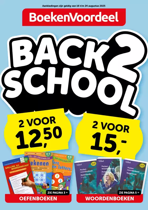 Catalogue Boekenvoordeel | Back 2 School | 2025-08-16T00:00:00.000Z - 2025-08-24T00:00:00.000Z